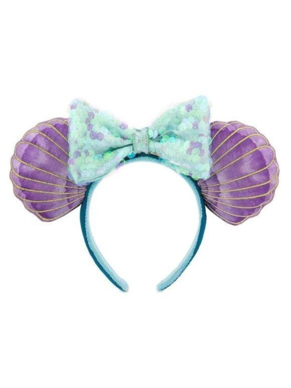 Disney Parks Little Mermaid Ariel Minnie Mouse Ear Headband
